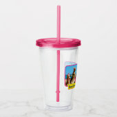 ドッグバースデーパーティーコンガライン アクリルタンブラー (右)