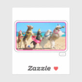 ドッグバースデーパーティーコンガライン シール (シート)