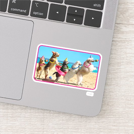 ドッグバースデーパーティーコンガライン シール (詳細)