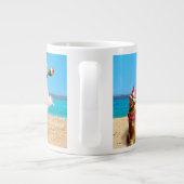 ドッグバースデーパーティーコンガライン ジャンボコーヒーマグカップ (裏面)