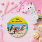 ドッグバースデーパーティーコンガライン ペーパープレート (パーティー)