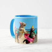 ドッグバースデーパーティーコンガライン マグカップ (正面左)