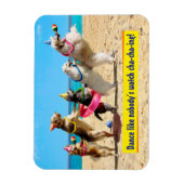 ドッグバースデーパーティーコンガライン マグネット (縦)