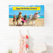 ドッグバースデーパーティーコンガライン 横断幕 (インサイチュ)