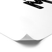 ドッグパおもしろいン前向きと言う ポスター (角)