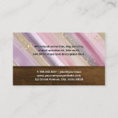 ドッグパック |木材 |手絵を描 名刺 (裏面)