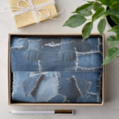 ドッグパッチワークアートデニム 薄葉紙 (ギフト)