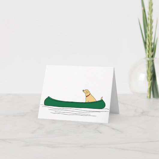 ドッグパドルノートカード カード (正面)