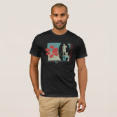 ドッグパドル – 犬のビーチ Tシャツ (正面フル)