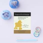 ドッグパピーグルーミングカスタマイズサロンペットケア チラシ (シングル)