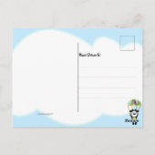 ドッグパラトパーの街並みポストカード ポストカード (裏面)