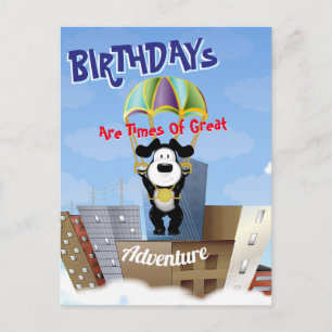 ドッグパラトパーの街並みポストカード ポストカード