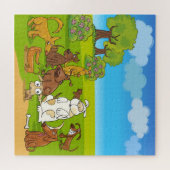 ドッグパークおもしろいパズル ジグソーパズル (横)