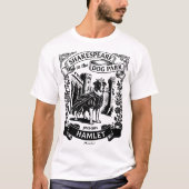 ドッグパークのシェイクスピア - ハムレット Tシャツ (正面)