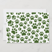 ドッグパーソナライズされたクリスマスフォトカスタム写真 シーズンカード (裏面)