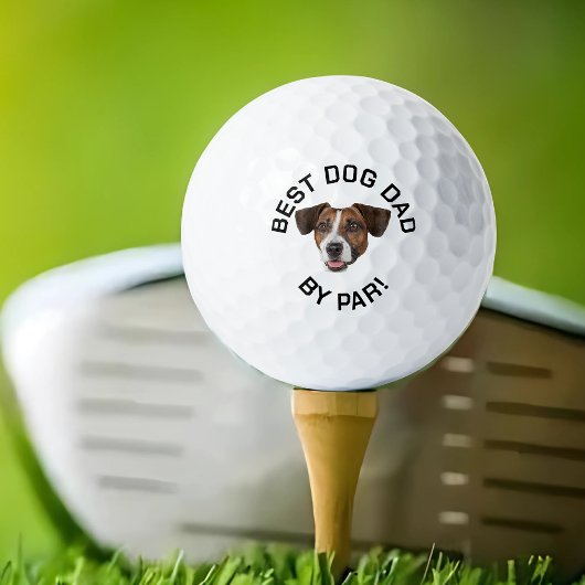 ドッグパーソナライズされたゴルフボール、おもしろい犬顔写真 ゴルフボール