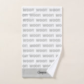 ドッグパーソナライズされたタオル、ドッグパッピーバスタオル バスタオルセット (ハンドタオル)