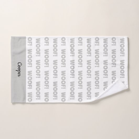 ドッグパーソナライズされたタオル、ドッグパッピーバスタオル バスタオルセット (ハンドタオル)