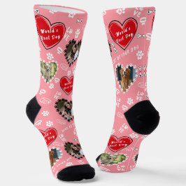 ドッグパーソナライズされたフォトソックス | カスタム犬ソックス ソックス