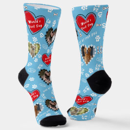 ドッグパーソナライズされたフォトソックス | カスタム犬ソックス ソックス
