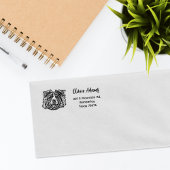 ドッグパーソナライズされたフォト差出人住所 ラバースタンプ