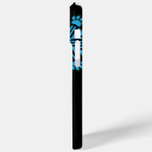 ドッグパーソナライズされたポースノーフレークブルー&ブラック Case-Mate iPhoneケース (裏面 / 左)