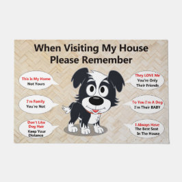 ドッグパーソナライズされた形式 ドアマット