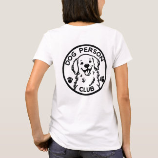 ドッグパーソンクラブTシャツ かわいい犬好きギフト 面白いデザイン Tシャツ