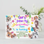 ドッグパーティーの招待 招待状 (スタンド正面)