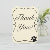 ドッグパーティーやイベントに感謝 サンキューカード (スタンド正面)