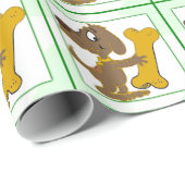 ドッグビスケットのクリスマス ラッピングペーパー (ロールコーナー)