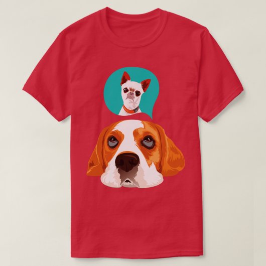 ドッグビーグル Tシャツ (デザイン正面)
