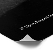 ドッグビーチハンティントンCA B/Wポスター ポスター (角)