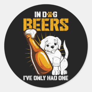 ドッグビールではビールとクーンを一つだけ飲んだ ラウンドシール
