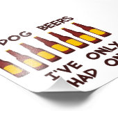 ドッグビールでは一つしかなかった フォトプリント            (角)