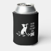 ドッグビールでは引用文は一つしかなかったおもしろい 缶クーラー (缶裏面)