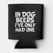 ドッグビールで私は一つしかなかったおもしろい 缶クーラー (正面)