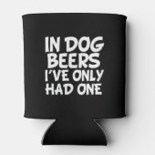 ドッグビールで私は一つしかなかったおもしろい 缶クーラー (裏面)