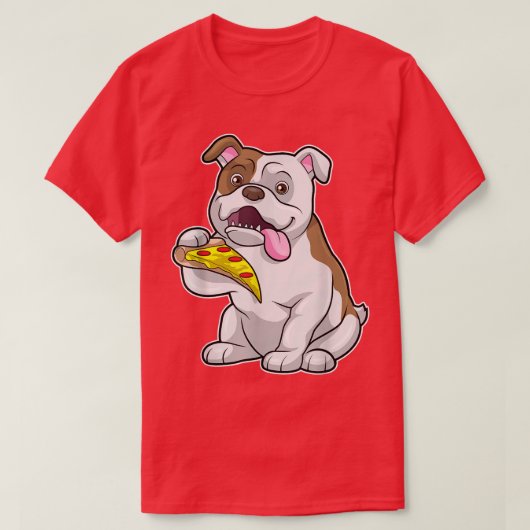ドッグピザTシャツ Tシャツ (デザイン正面)