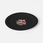 ドッグピンクハロウィーン2 ペーパープレート (アングル)