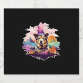 ドッグピンクハロウィーン スパークリングワインラベル (シングルラベル)