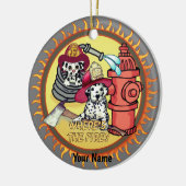 ドッグファイアーファイターファイアーファイターズオーナメント セラミックオーナメント (左)