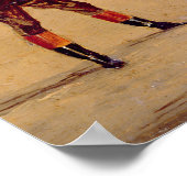 ドッグファイティング(油オン紙) ポスター (角)