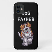 ドッグファーザーセント・バーナード・アート Case-Mate iPhoneケース (裏面)
