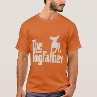 ドッグファーザー チワワ 面白い犬の飼い主 ジョークグッズ Tシャツ