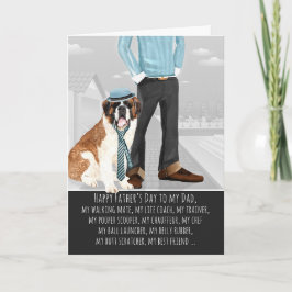 ドッグファーザー・デーの聖ベルナール カード