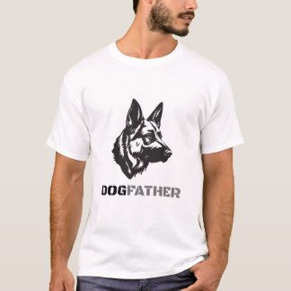 ドッグファーザー ドッグ好きなパパのためのおもしろTシャツ Tシャツ