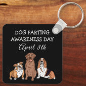 ドッグファーティング認識度デー – 4月8日 キーホルダー (裏面)
