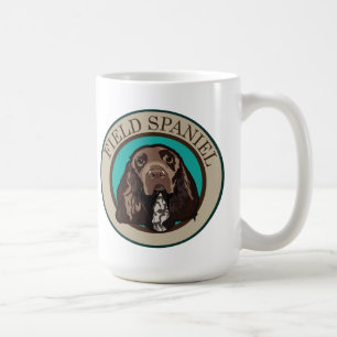 ドッグフィールドスパニエル犬 コーヒーマグカップ