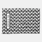 ドッグフェイクファッションKタオル1付きピエドプール キッチンタオル (横)